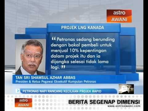 Petronas nafi rancang kecilkan Projek RAPID