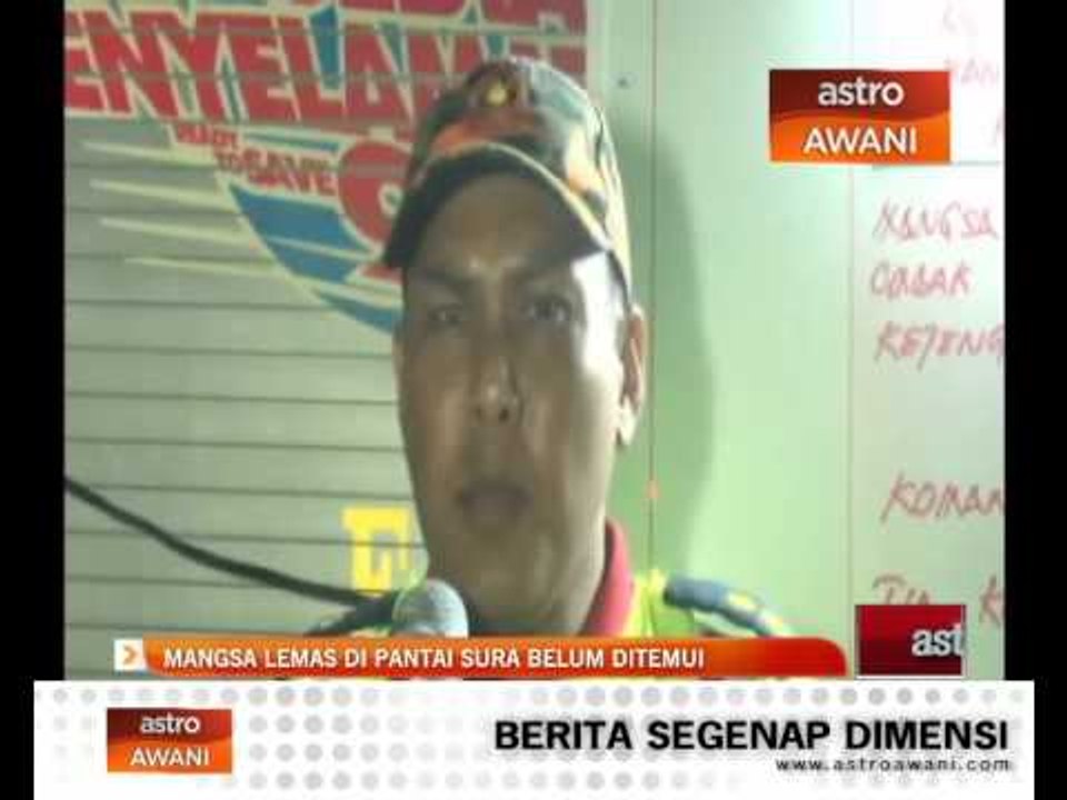 Mangsa lemas di Pantai Sura masih belum ditemui