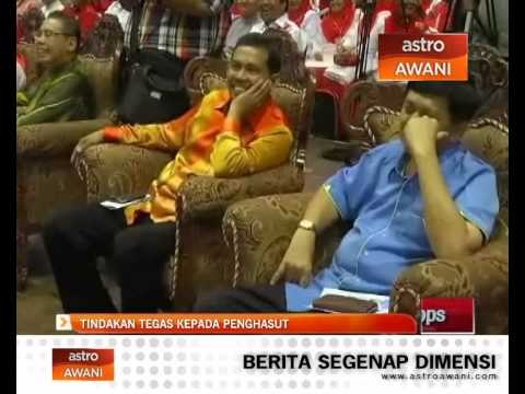 Tindakan tegas kepada penghasut - Zahid Hamidi