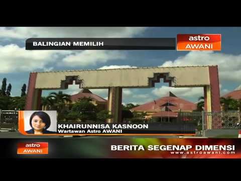 Laporan perkembangan PRK Balingian setakat petang