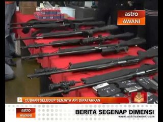Cubaan seludup senjata api dipatahkan