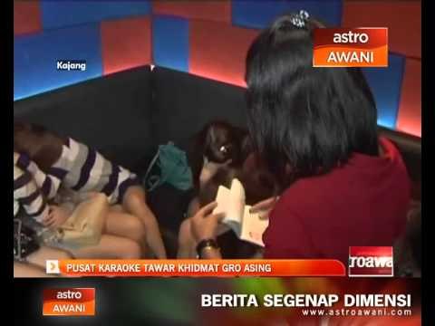 Pusat karaoke tawar khidmat GRO warga asing