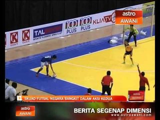 Skuad futsal negara bangkit dalam aksi kedua