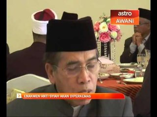 Enakmen anti syiah akan diperkemas