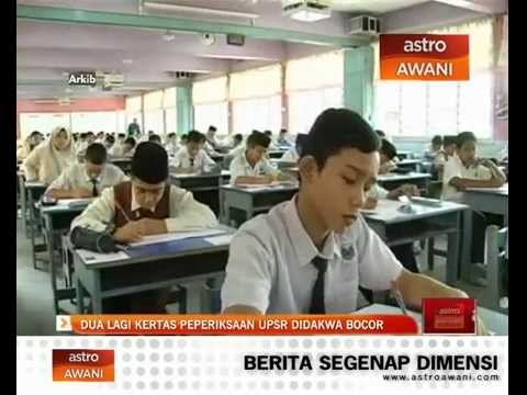Dua lagi kertas peperiksaan UPSR didakwa bocor