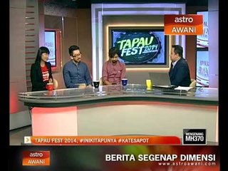Analisis Awani: Tapau Fest 2014, #inikitapunya, #katesapot
