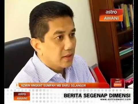 Azmin angkat sumpah MB baru Selangor