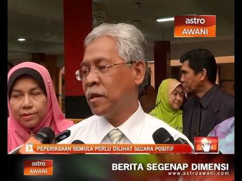 Peperiksaan semula UPSR harus dilihat secara positif