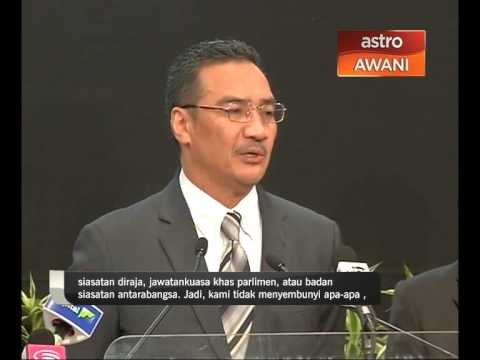 Malaysia tidak sembunyi maklumat mengenai tragedi MH370