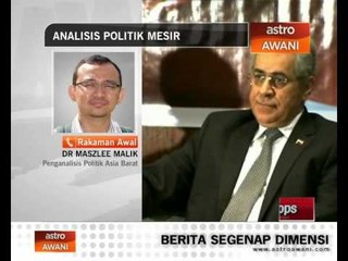 Analisis politik Mesir: Reaksi Dr, Maszlee