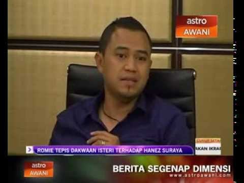 Romie tepis dakwaan isteri terhadap Hanez Suraya