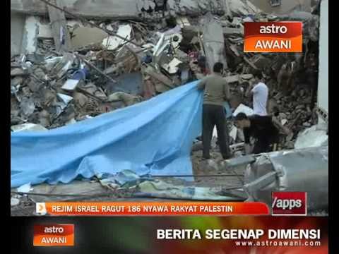 Regim Israel ragut 186 nyawa rakyat Palestin