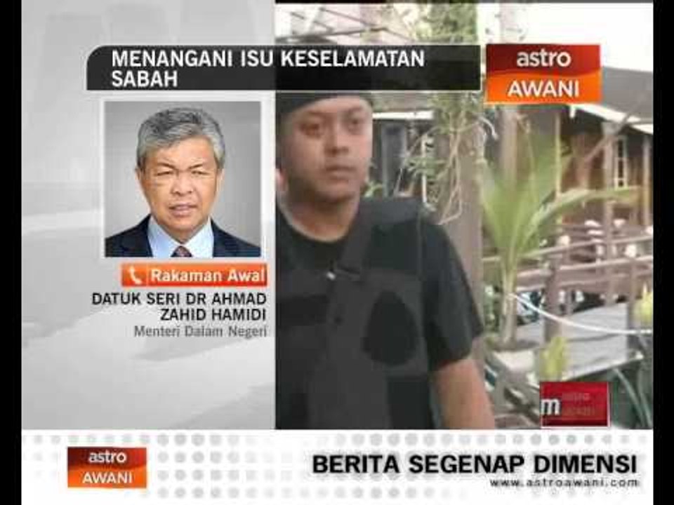 Menangani isu keselamatan Sabah