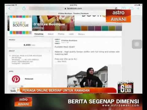 Peniaga online bersiap untuk Ramadan