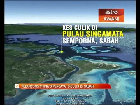 Pelancong China dipercayai diculik di Sabah