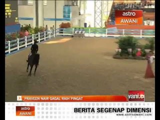 Praveen Nair gagal raih pingat