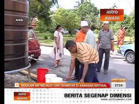 Bekalan air hanya dihantar ke kawasan kritikal