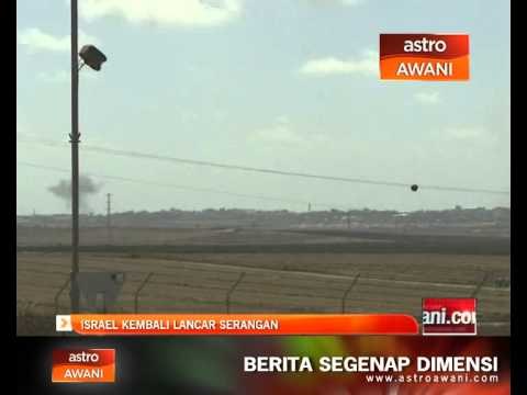 Israel kembali lancar serangan ke atas Gaza
