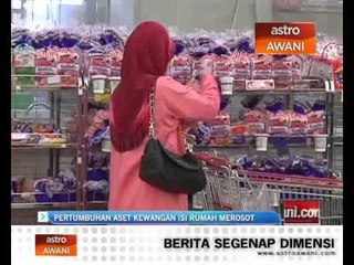 Pertumbuhan aset kewangan isi rumah merosot