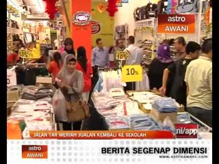 Jalan TAR meriah jualan kembali ke sekolah