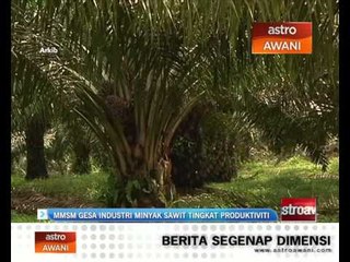 MMSM gesa industri minyak sawit tingkat produktiviti
