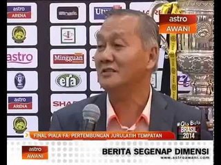 Final Piala FA: Pertembungan jurulatih tempatan