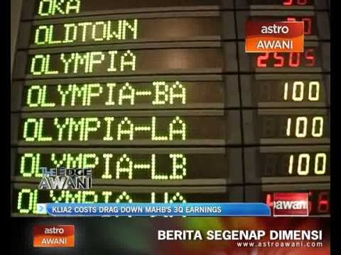 KLIA2 costs drag down MAHB's 3q earnings