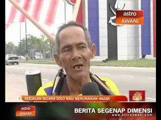 Berjalan secara solo bagi tunaikan nazar