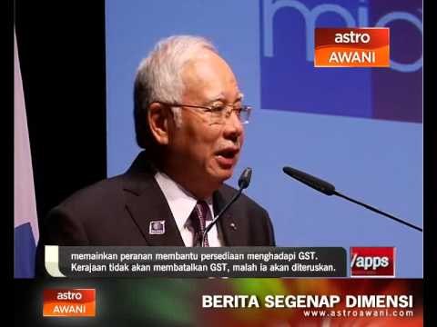 PM: Pelaksanaan GST tetap diteruskan