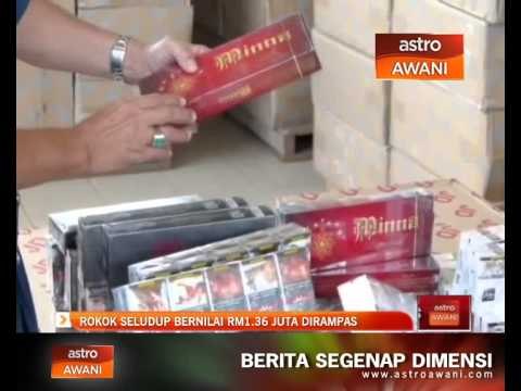 Rokok seludup bernilai RM1.36 juta dirampas