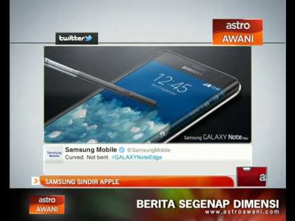 Samsung sindir Apple