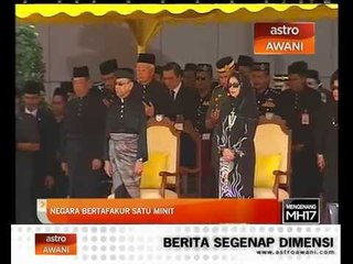 Negara bertafakur selama 1 minit pada 10.54 pagi