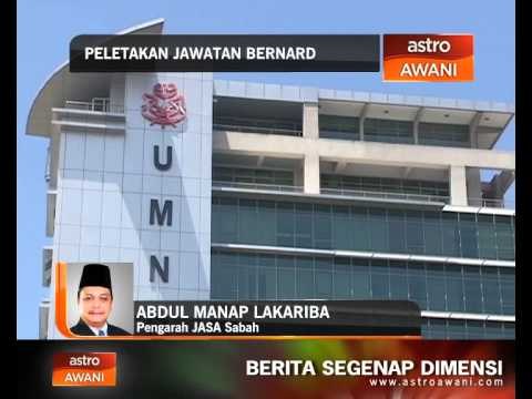 Peletakan jawatan Bernard - Pengarah JASA Sabah