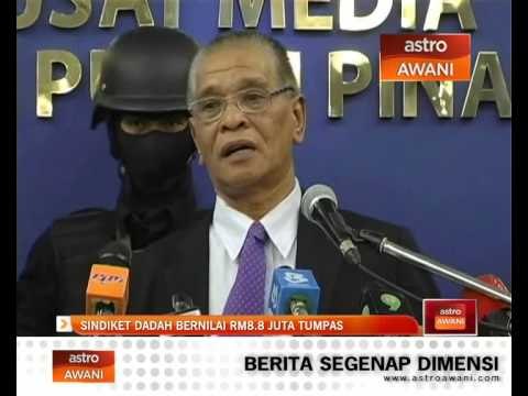 Sindiket dadah bernilai RM8.8 juta tumpas