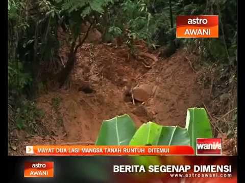 Mayat dua lagi mangsa tanah runtuh ditemui