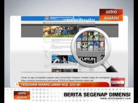 Penggodam serang laman web gov.my