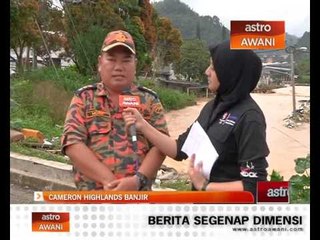 Perkembangan di Cameron Highlands (6/11/2014 - 02:00 petang)