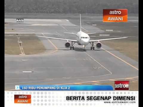 160 ribu penumpang di KLIA2