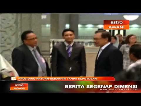 Prosiding rayuan berakhir tanpa keputusan