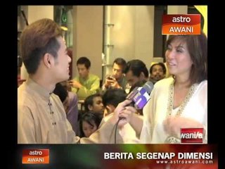 Tiara seronok beraya di Malaysia