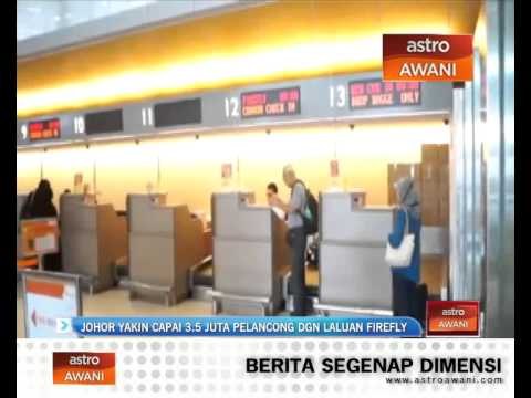 Johor yakin capai 3.5 juta pelancong dengan laluan Firefly