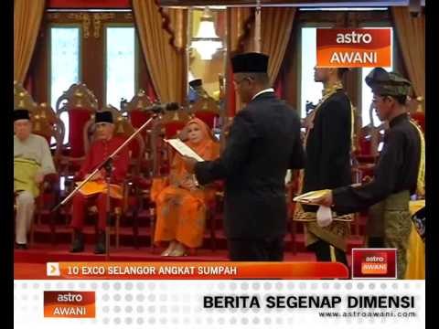 10 exco Selangor angkat sumpah