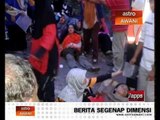 6 pelajar cedera parah, bas terbabas