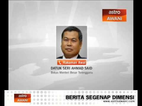 Reaksi bekas Menteri Besar Terengganu