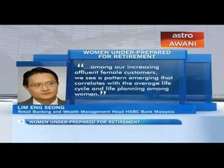 Woman under-prepared for retirement