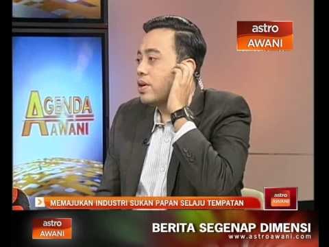 Agenda Awani: Memajukan industri sukan papan selaju tempatan