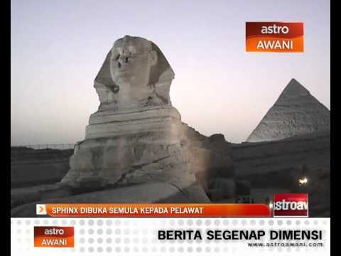 Sphinx dibuka semula kepada pelawat