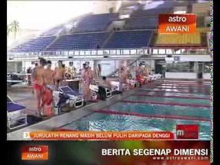 Jurulatih renang masih belum pulih daripada denggi