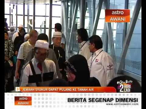 Jemaah bersyukur dapat pulang ke tanah air