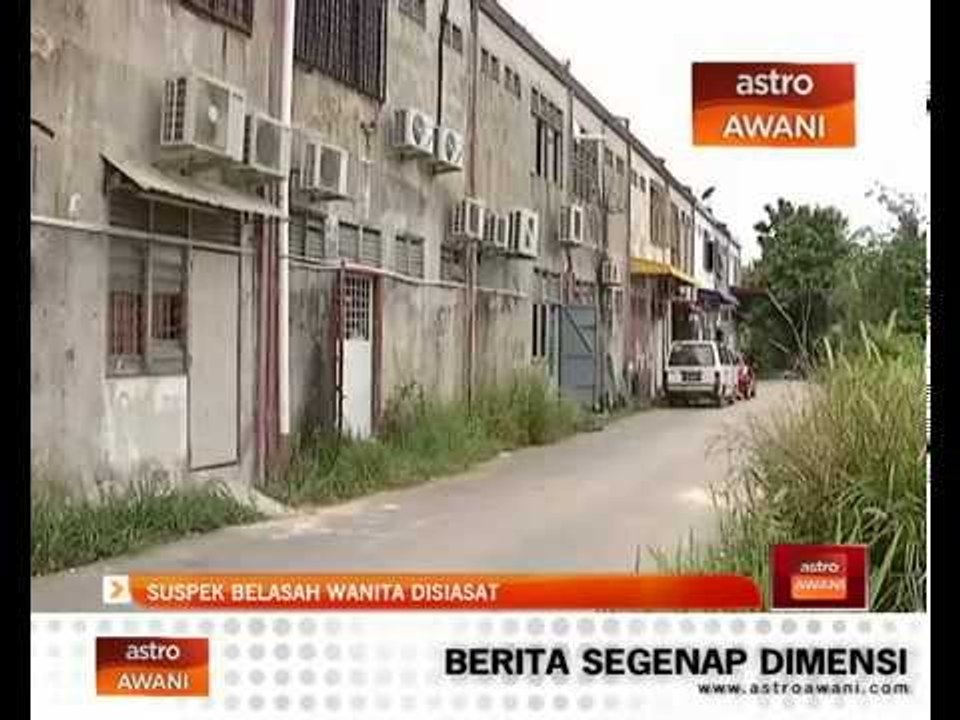 Suspek belasah wanita disiasat